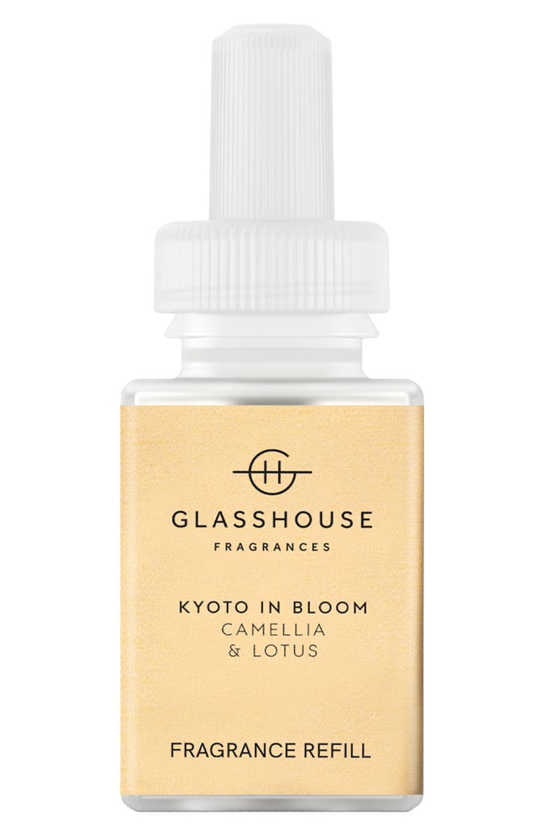 PURA x Glasshouse Kyoto in Bloom Smart Fragrance Diffuser Refill, Main, color, 