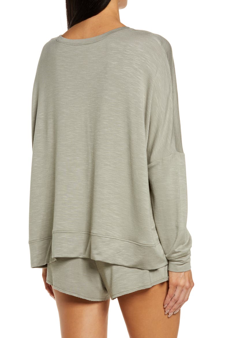 Intimates French Terry Sweatshirt, Alternate, color, TAURUS