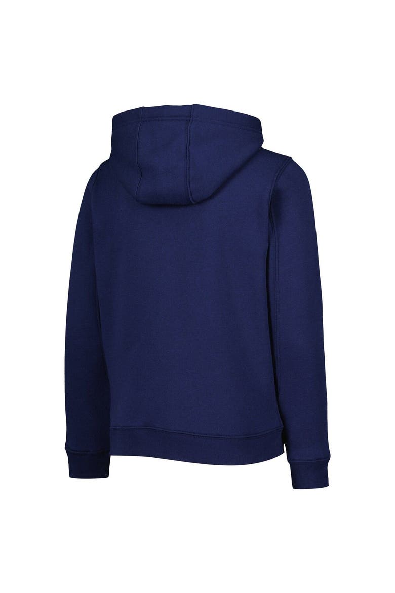 Youth Navy Boston Red Sox Wordmark Full-Zip Fleece Hoodie, Alternate, color, Navy