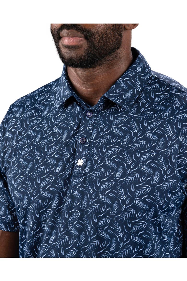 Lucky Feather Polo, Alternate, color, Navy