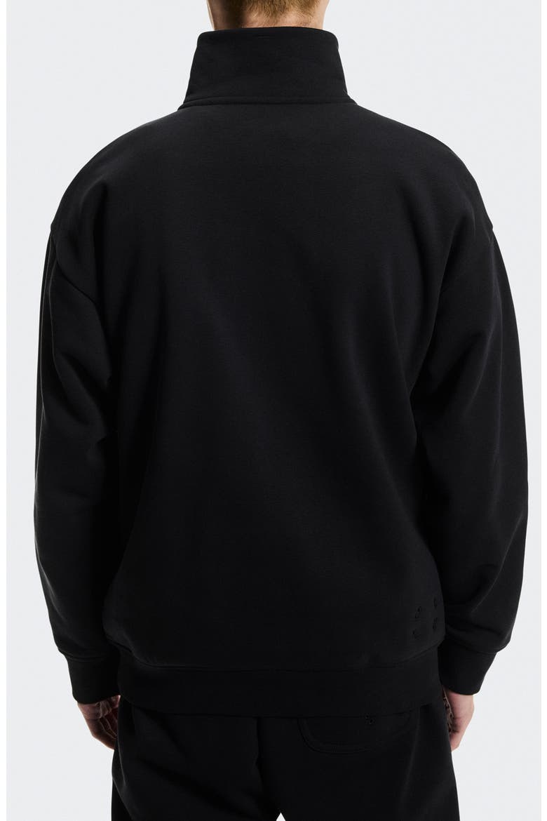 Club Collective Quarter Zip, Alternate, color, BLACK