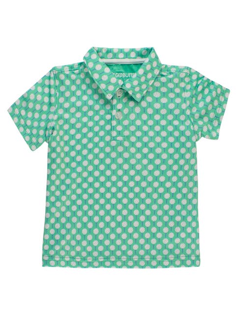 Boys Knit Short Sleeve Performance Polo