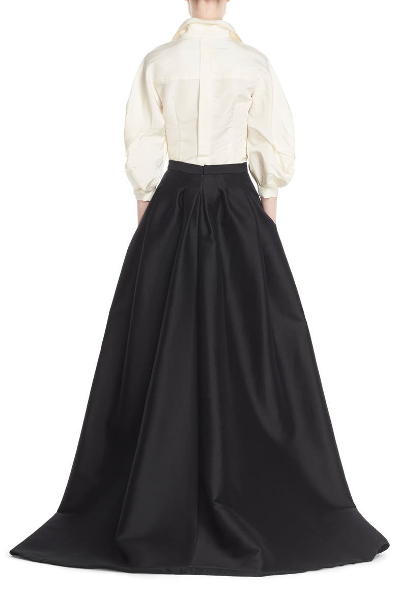 Full Length Evening Skirt, Alternate, color, BLACK
