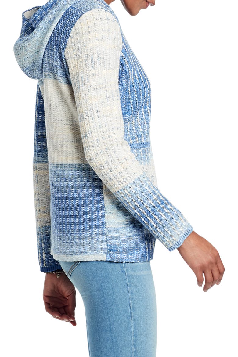 Spring Sky Full Zip Hoodie Cardigan, Alternate, color, BLUE MULTI