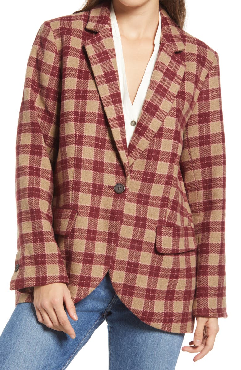 Treasure & Bond One-Button Blazer, Alternate, color, 