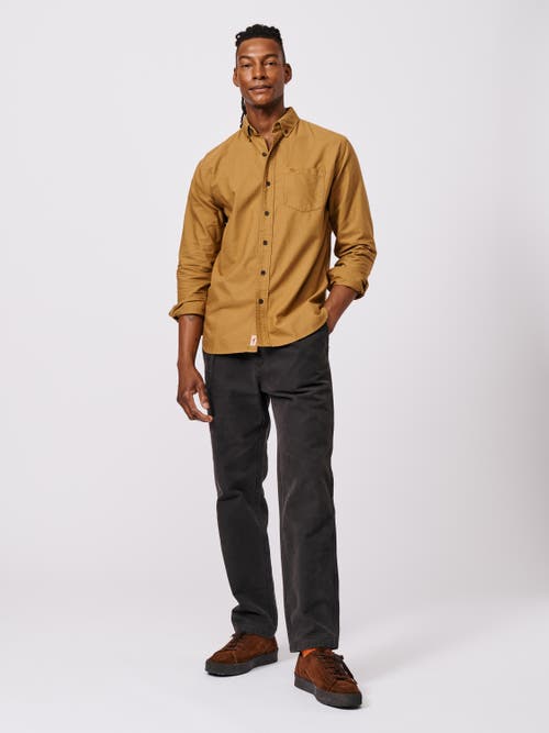 Aubin Aldridge Oxford Button Down Shirt In Yellow