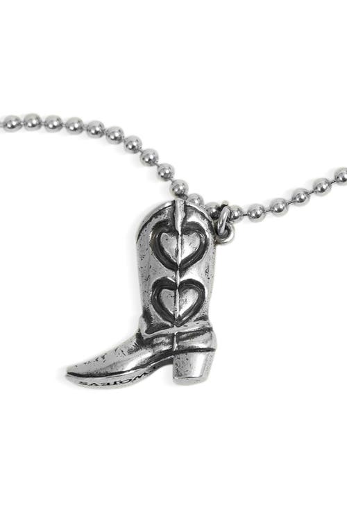 Twojeys Boot Pendant Necklace