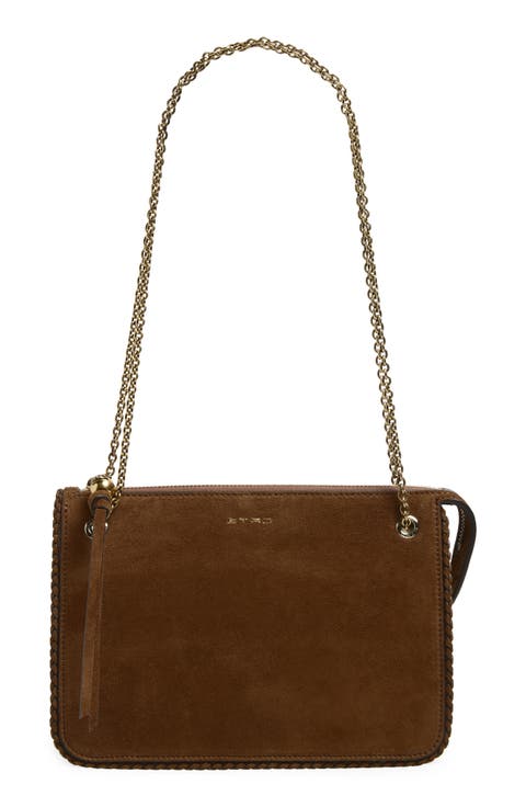 Suede Crossbody Bag