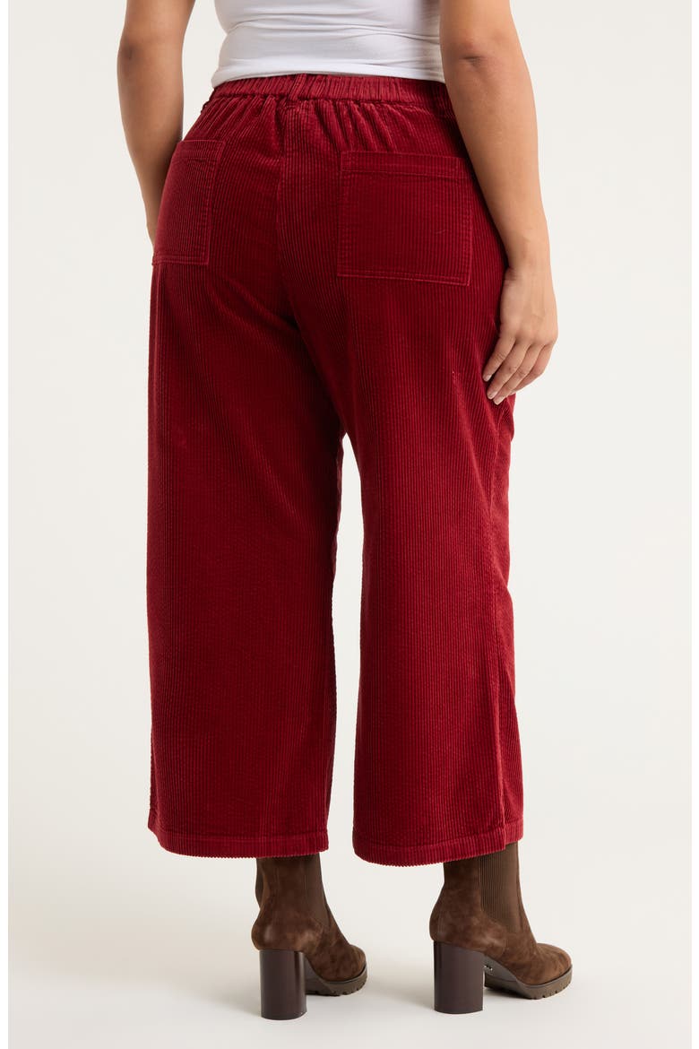 Asphodel Crop Wide Leg Corduroy Pants, Alternate, color, JAM