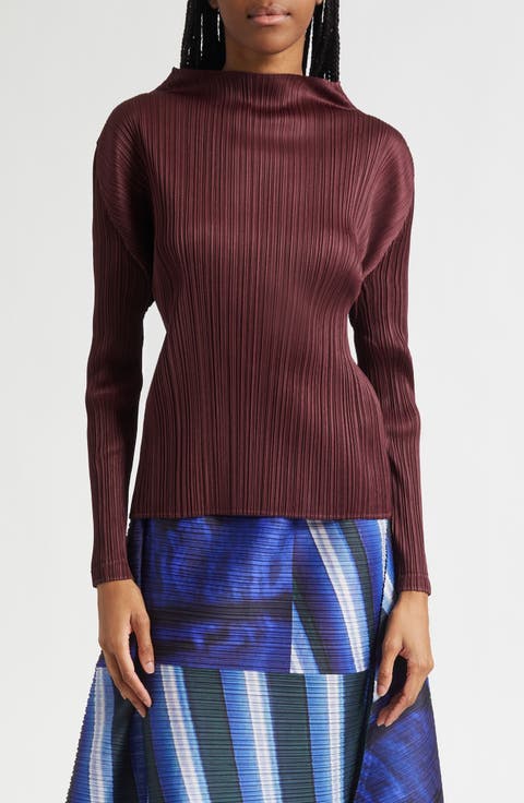 Monthly Colors January Pleated Top