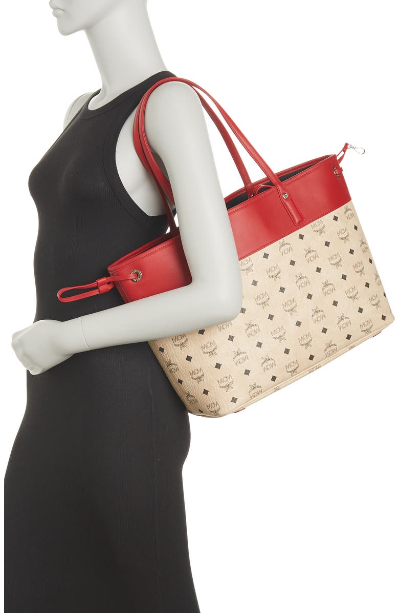 MCM Medium Shopper Bag, Alternate, color,