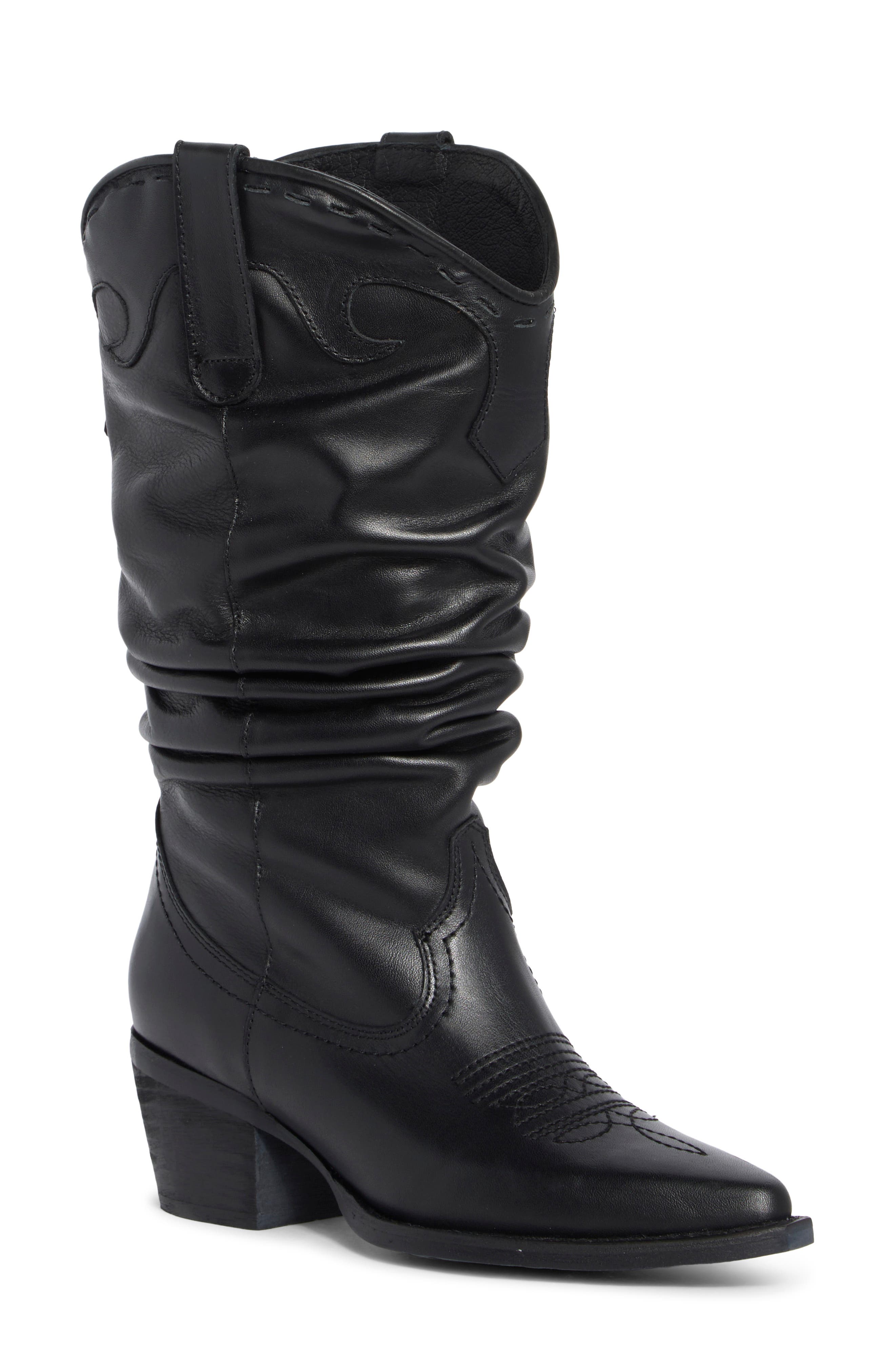 Stage Slouch Boot, Alternate, color, BLACK LEATHER