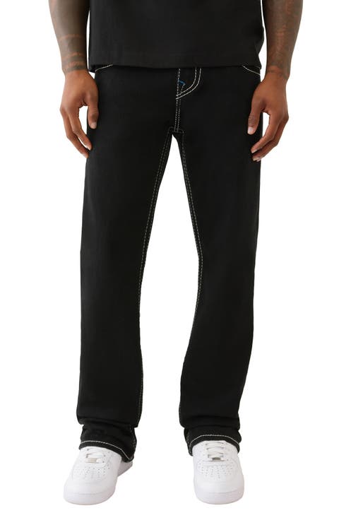 Billy Big T Flap Relaxed Bootcut Jeans (2SB Black Rinse) (Regular & Big)