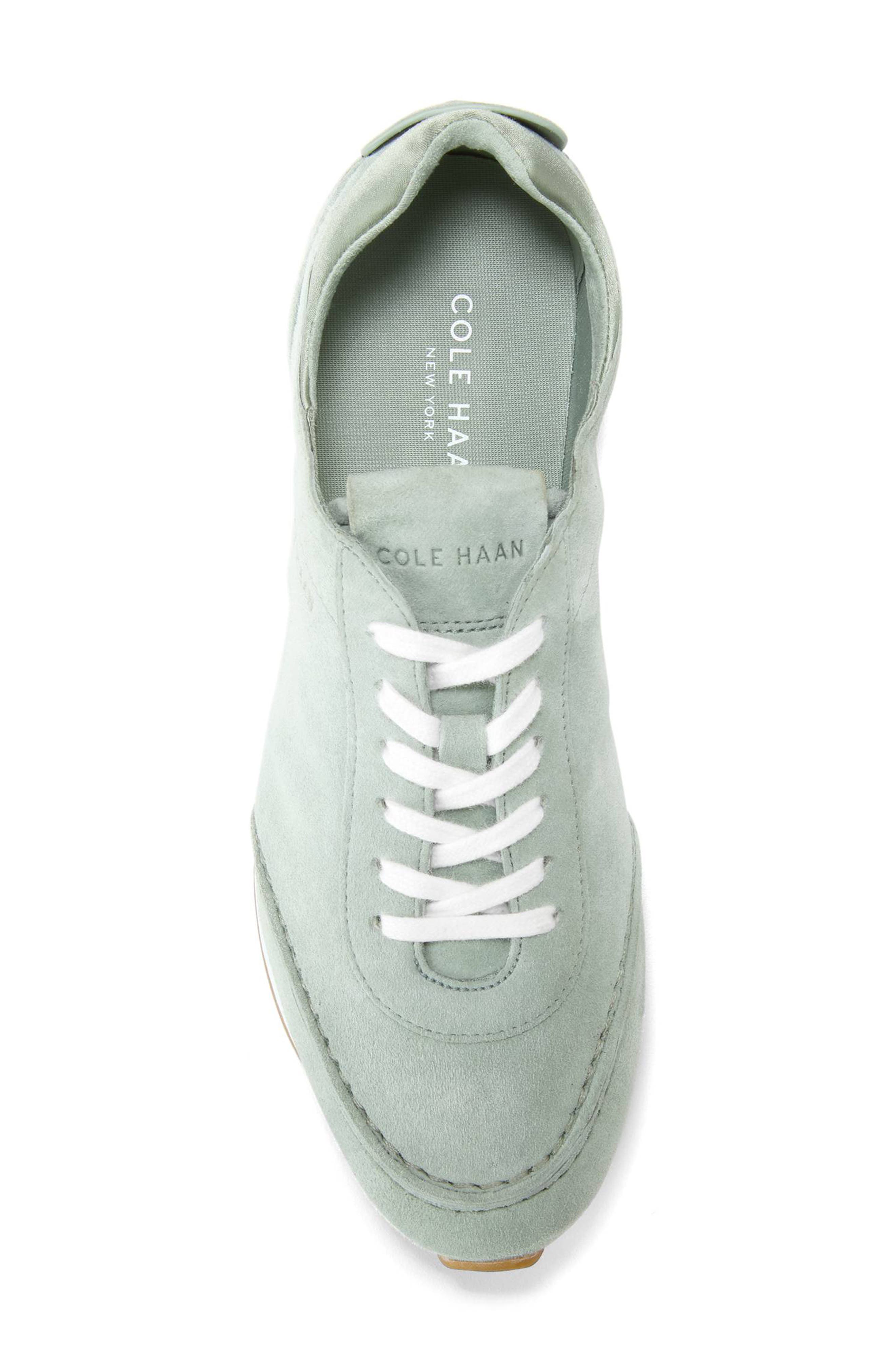 Cole Haan GrandPro Energy Weave Runner Shoe, Alternate, color, Lily Pad Leather/ Satin