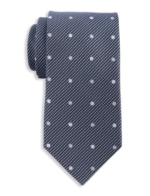 Textured Dot Silk Tie