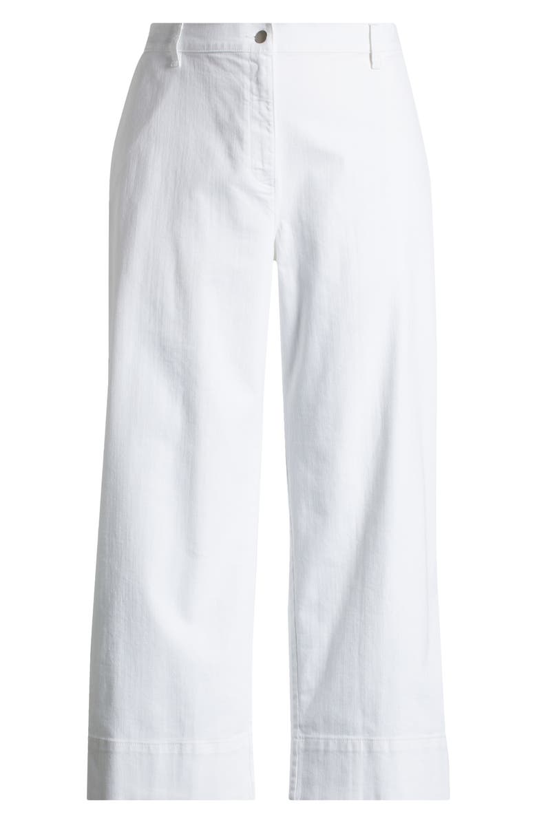 Eileen Fisher High Waist Wide Leg Ankle Jeans, Alternate, color, White