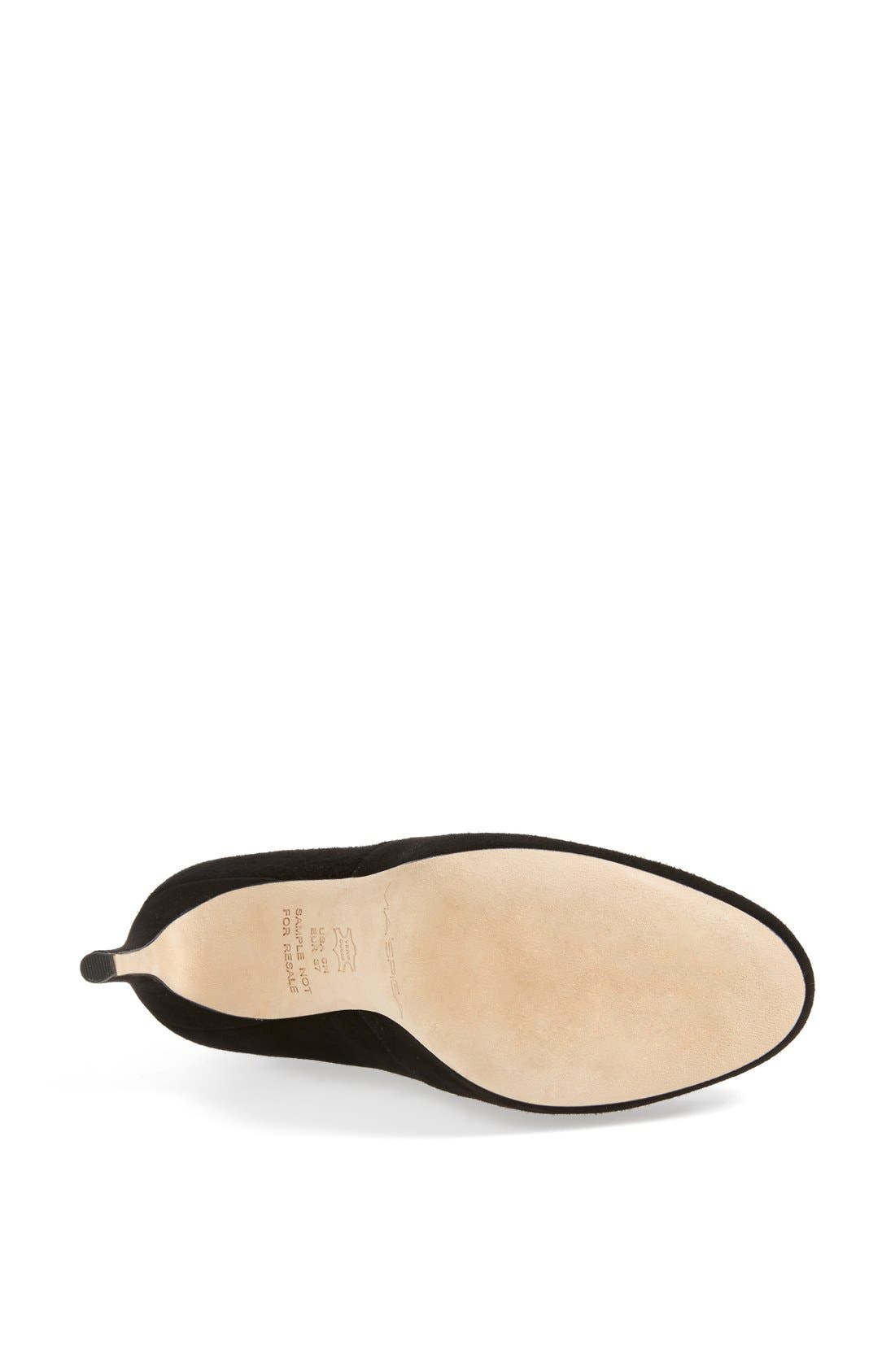 'Bijoux' Bootie (Nordstrom Exclusive), Alternate, color, BLACK SUEDE