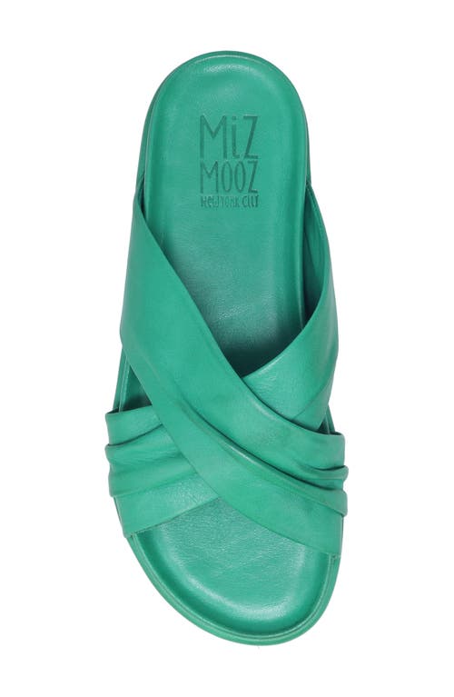 Miz Mooz Talisa Slide Sandal In Green