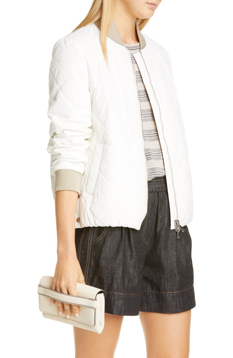 Brunello Cucinelli Mini City Leather Crossbody Bag, Alternate, color,