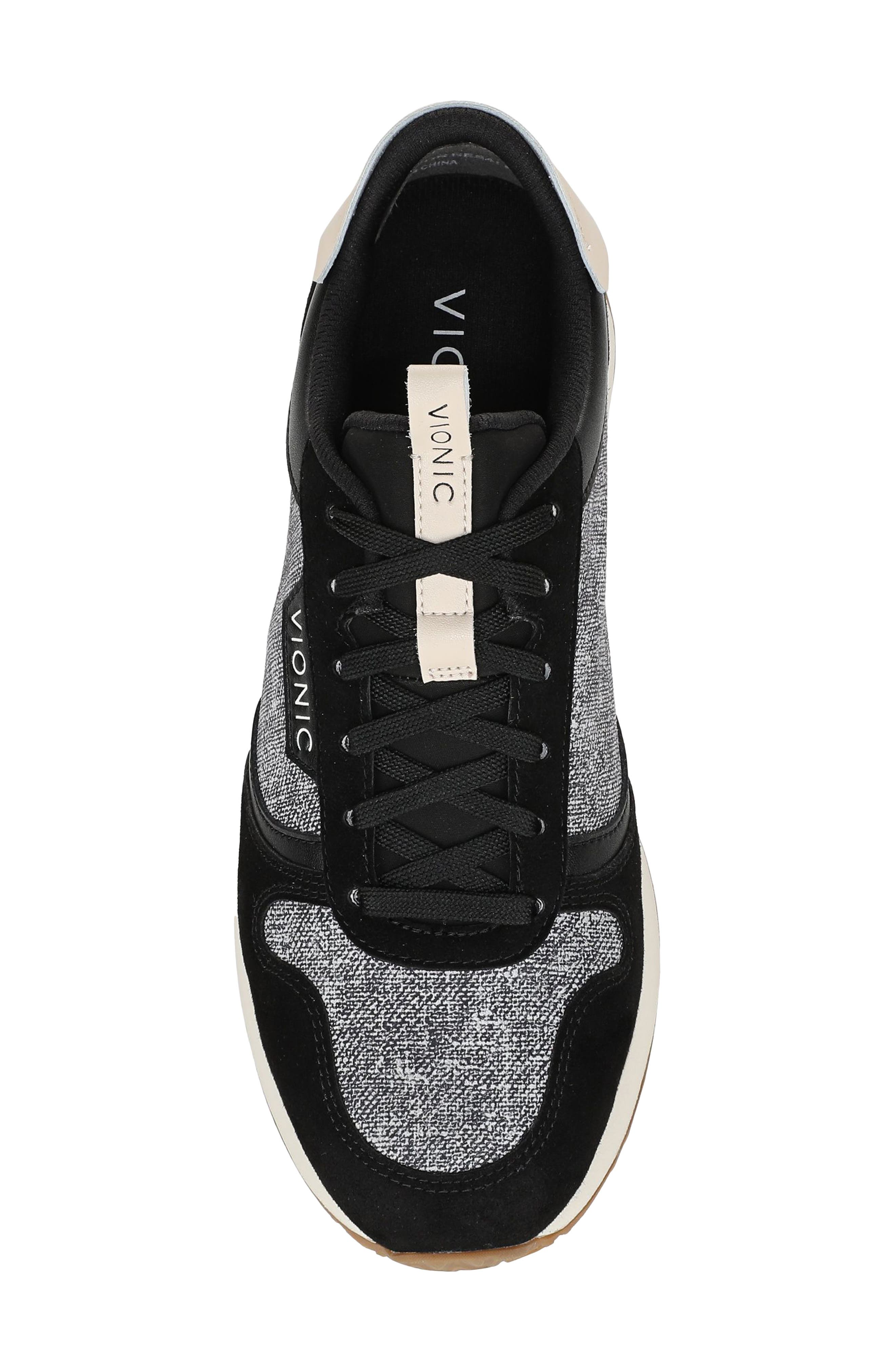 Vionic Monarch Sneaker, Alternate, color, Heathered Black