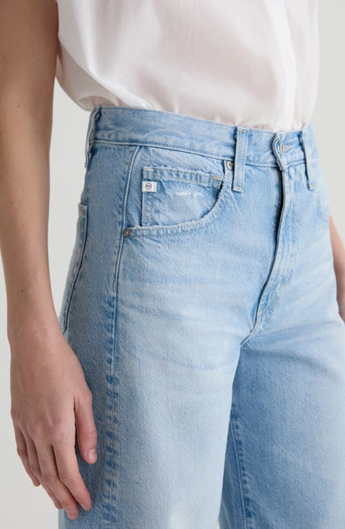 Ag Hattie High Waist Barrel Jeans In Blue