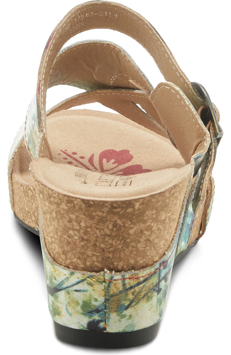 Spring Step Baocire Wedge Sandal, Alternate, color,