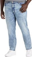 True Nation by DXL Big & Tall Aged Appeal Tapered-fit Jeans