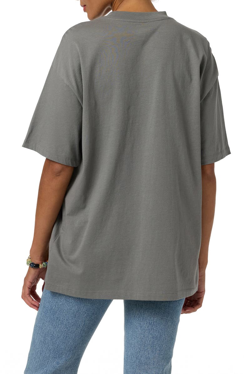 O'Neill Tropic Meltdown Oversized Graphic T-Shirt, Alternate, color, Gargoyle