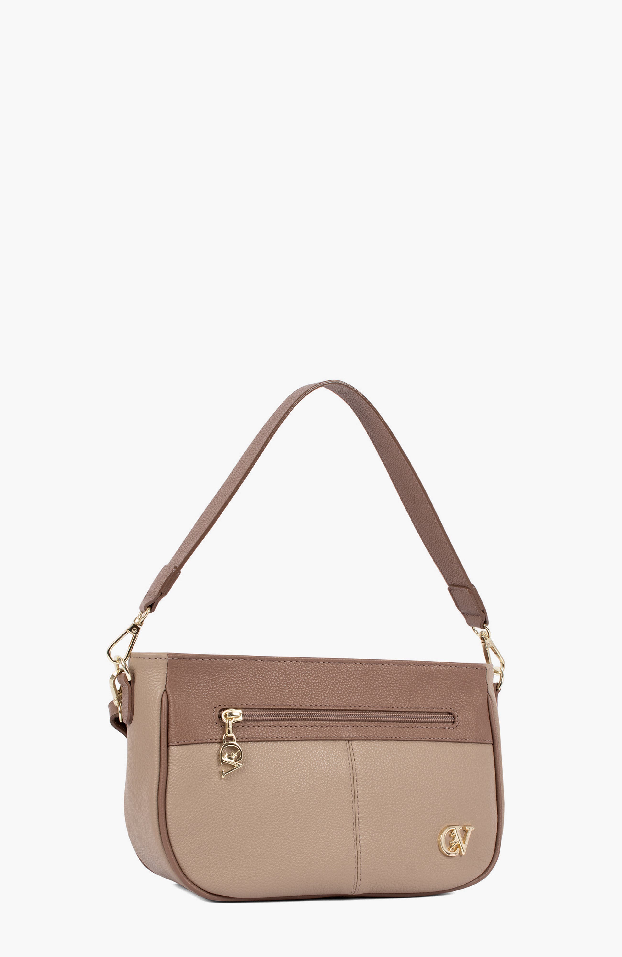 Signature CV By Cavalinho Leather Handbag 615, Alternate, color, Sand / Beige