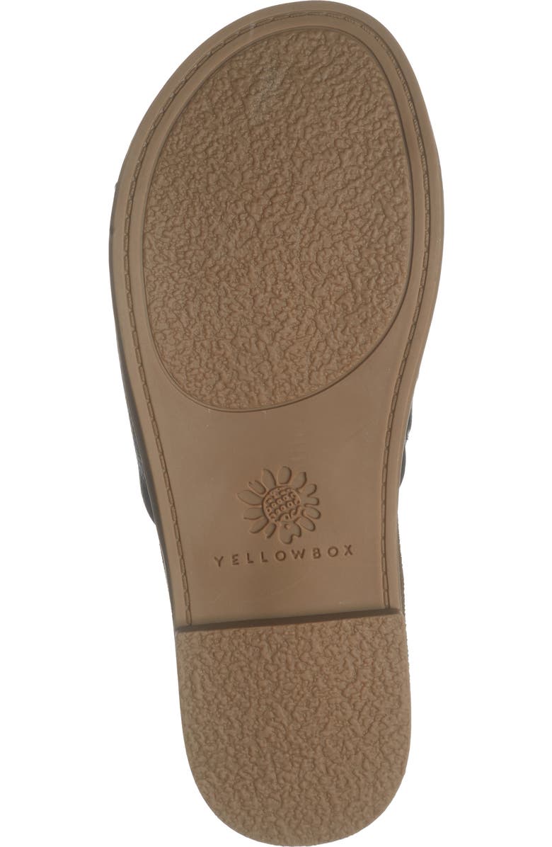 Yellow Box Premium Kalo Slide Sandal, Alternate, color, Black