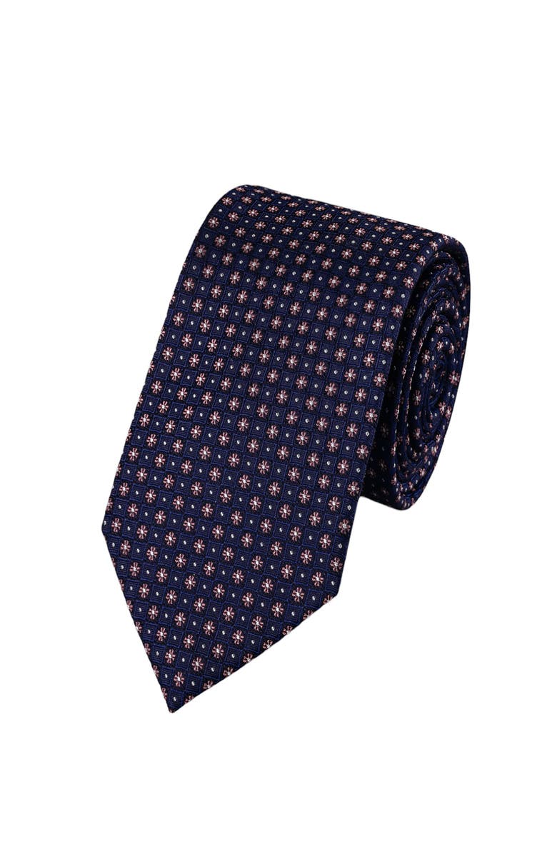Charles Tyrwhitt Floral Silk Stain Resistant Tie, Main, color,
