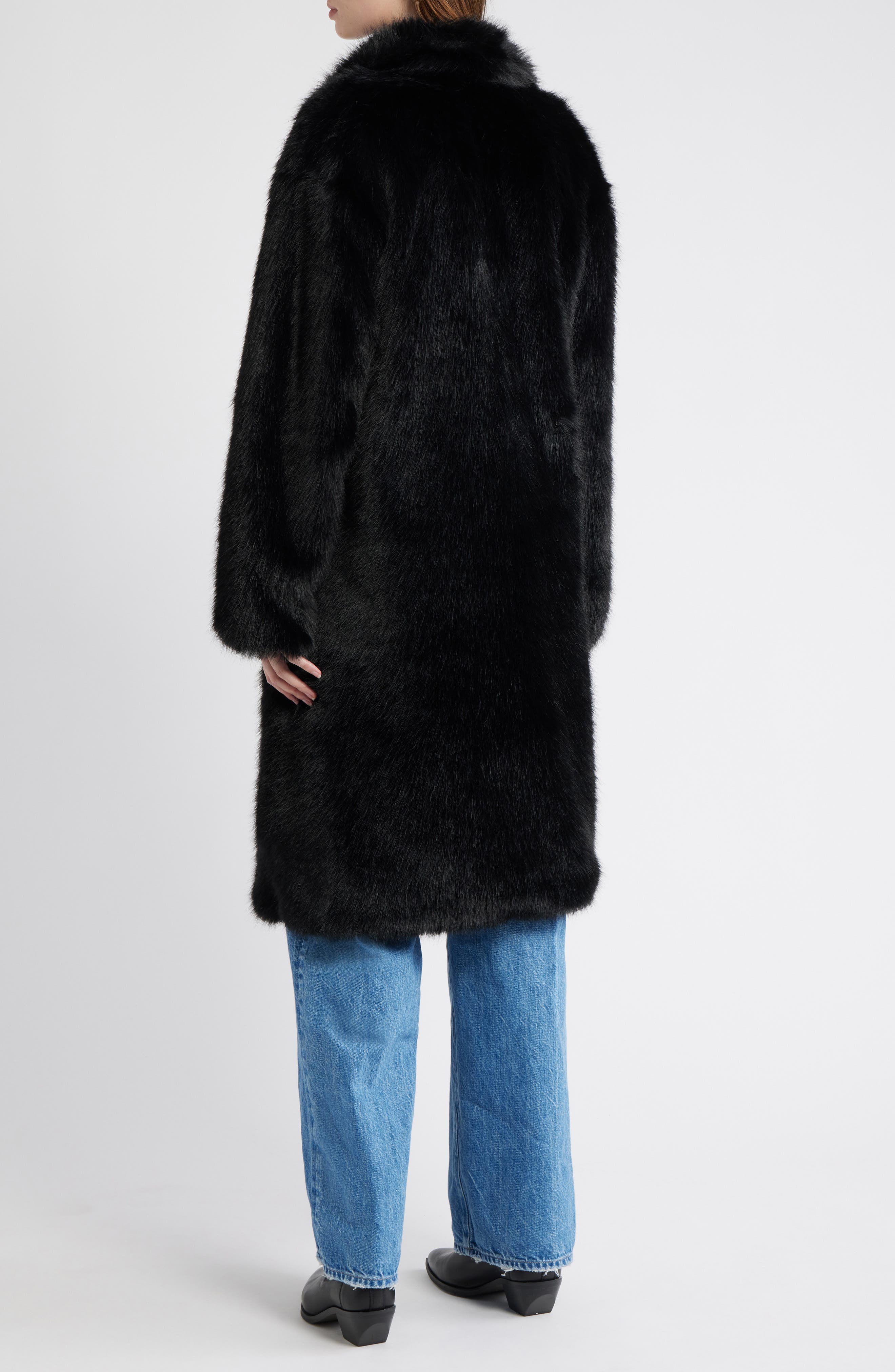 Long Faux Fur Coat - image 2
