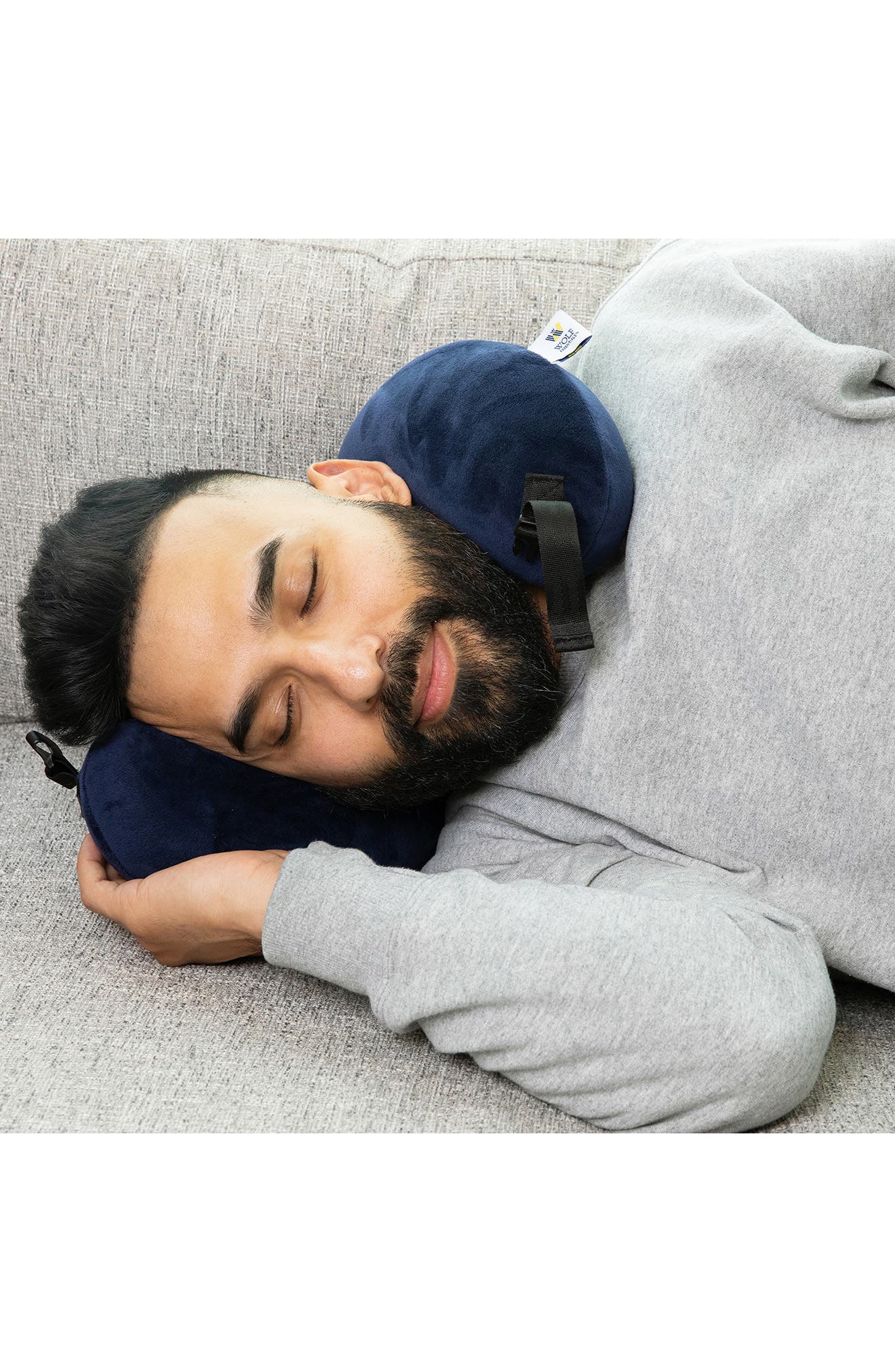 Wolf Essentials Memory Foam FlexFit Neck Pillow, Alternate, color, 