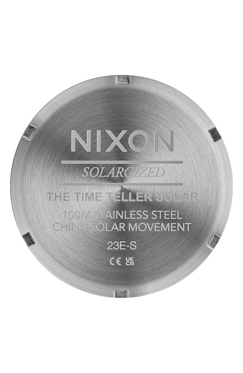 Nixon Time Teller Solar Bracelet Watch, 40mm