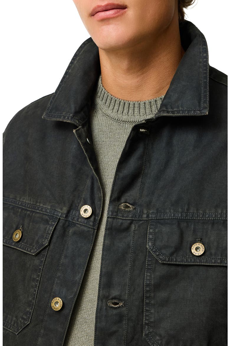 Fielder Cotton Trucker Jacket, Alternate, color, BRACKEN