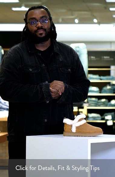 Classic Ultra Mini Spillseam Genuine Shearling Bootie