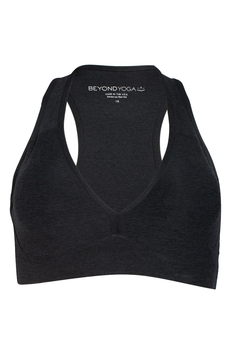 Beyond Yoga Lift Your Spirits Sports Bra, Alternate, color, Darkest Night