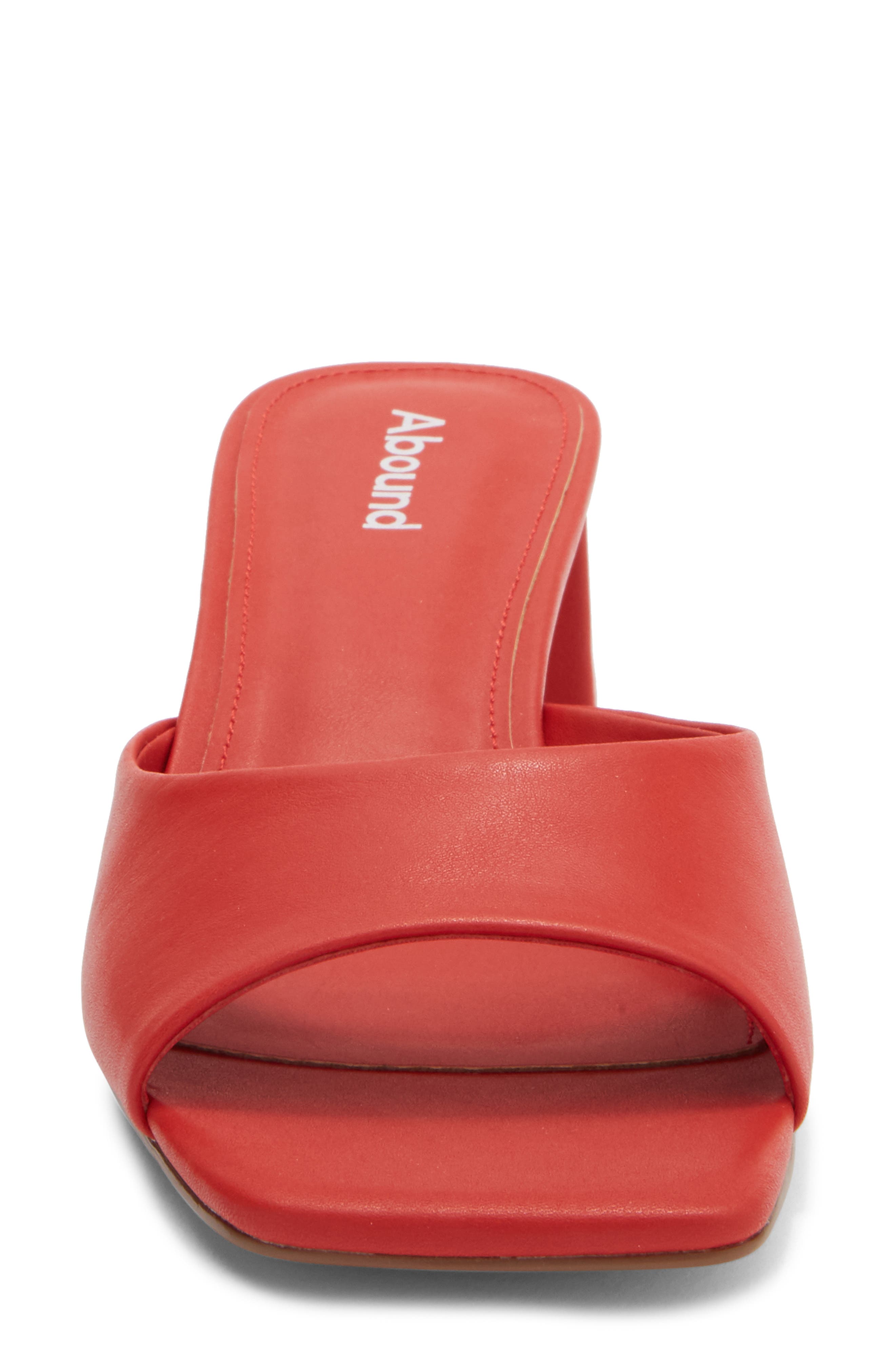 Jenny Mule Sandal, Alternate, color, RED TOMATO
