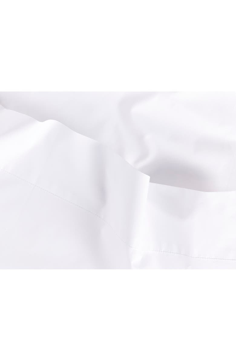 Coyuchi Heritage 400 Thread Count Organic Cotton Percale Sheet Set, Alternate, color, Alpine White