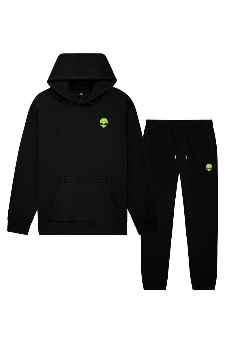 Alien Relaxed Sweatsuit, Main, color, Black