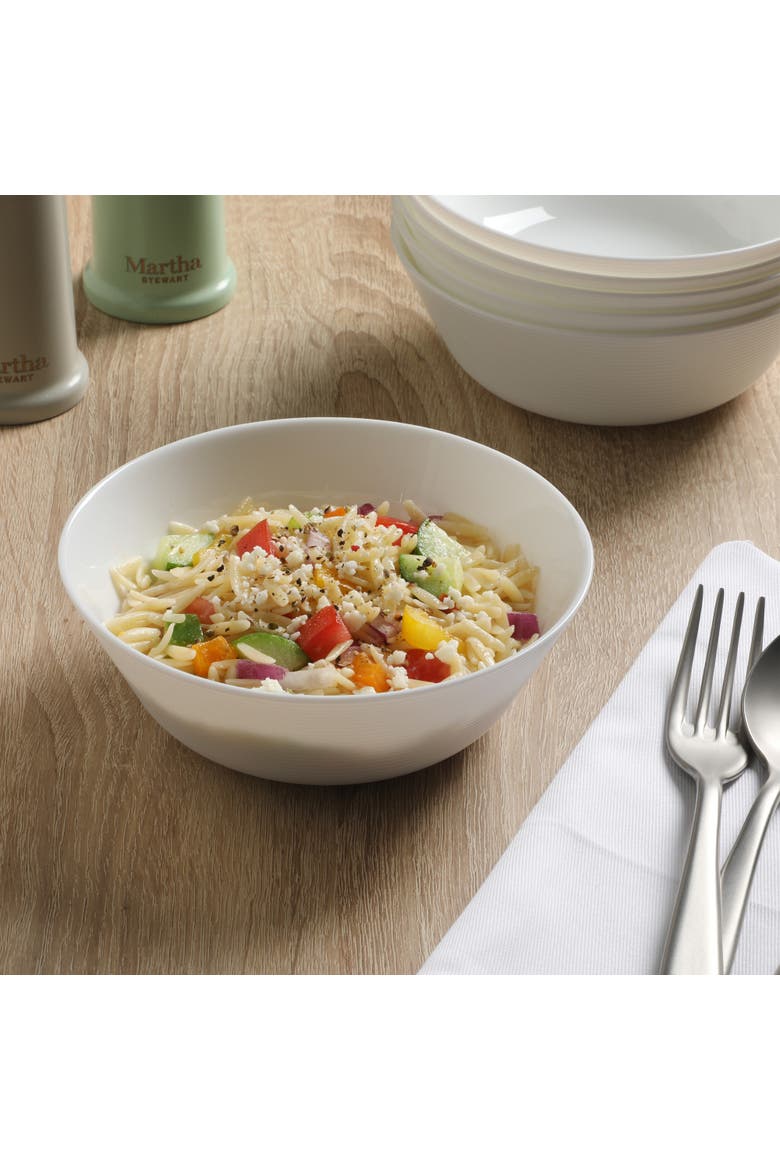 Opalton 6-Piece Chip Resistant Opal Glass Cereal Bowl Set, Alternate, color, Multicolor