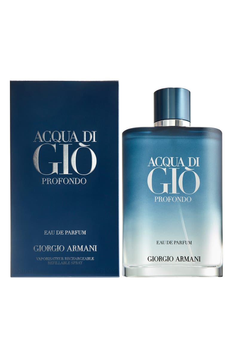 Giorgio Armani Acqua di Gio Profondo Refillable Eau de Parfum, Alternate, color,