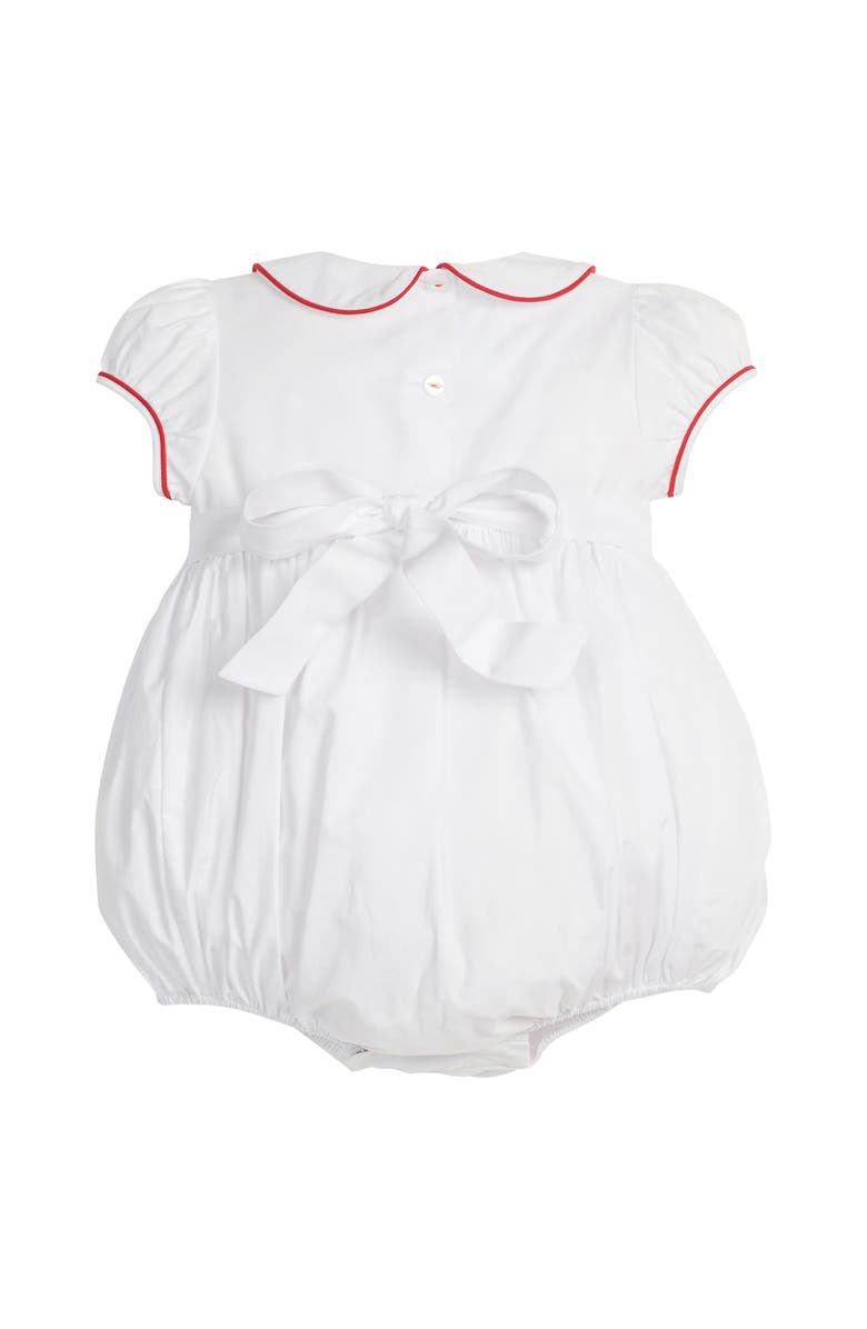 Little English Holly Smocked Claiborne Bubble, Alternate, color, Holly