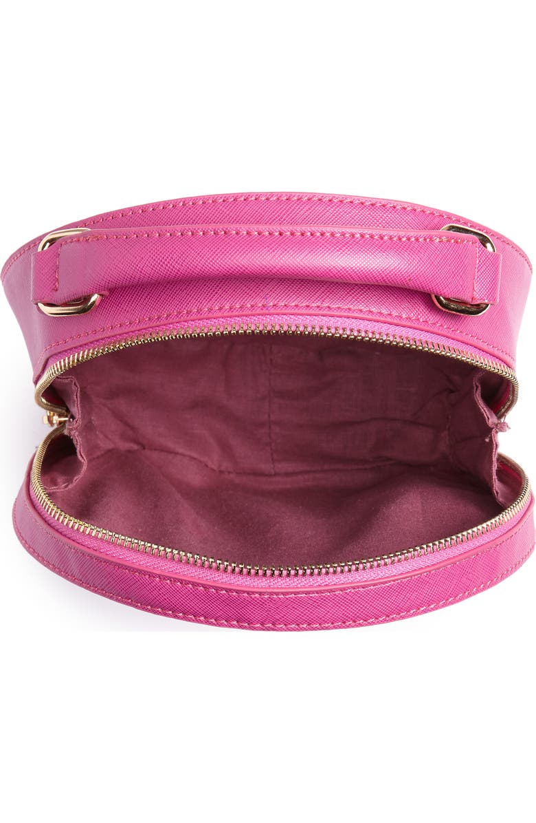 Deux Lux Annabelle Faux Leather Circle Crossbody Bag, Alternate, color,