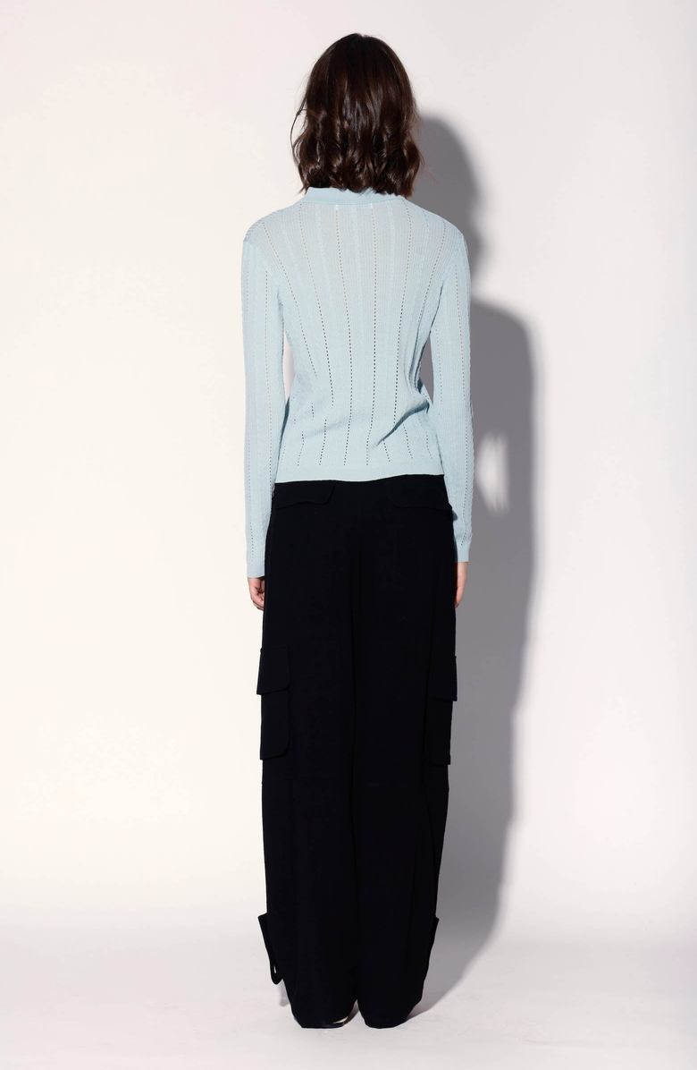 Walter Baker Pippa Cardigan, Alternate, color, Aqua