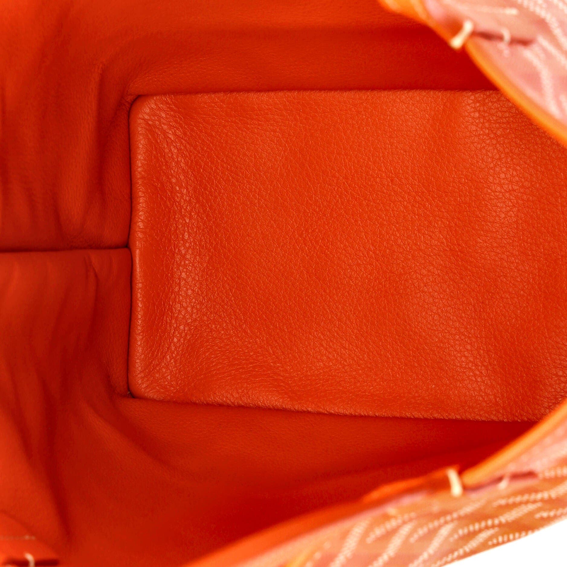 Pre-Owned Goyard Anjou Reversible Tote Coated Canvas Mini, Alternate, color, Orange