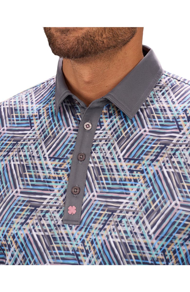 Black Clover Lucky Lines Polo, Alternate, color, Multi