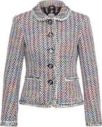 Maison Common Tweed Jacket With Patch Pockets