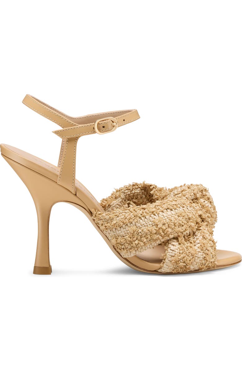 Stuart Weitzman Soplaya Sandal 100, Alternate, color, Natural/ Natural Castell