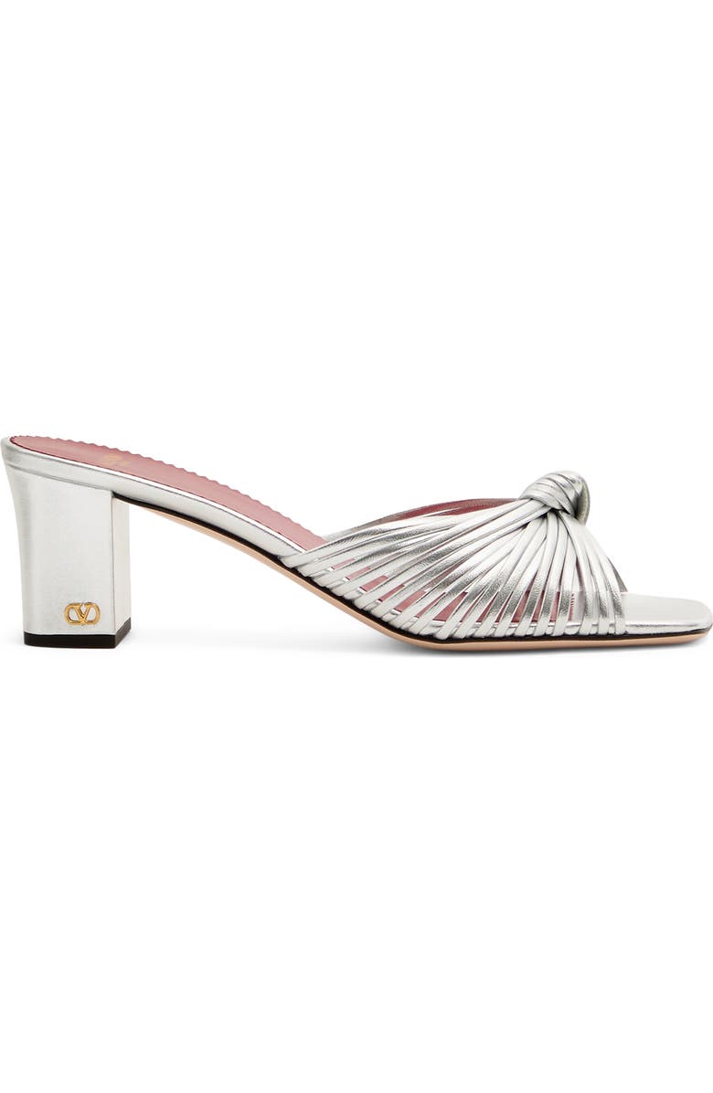 Valentino Garavani Annet Sandal, Alternate, color, Silver